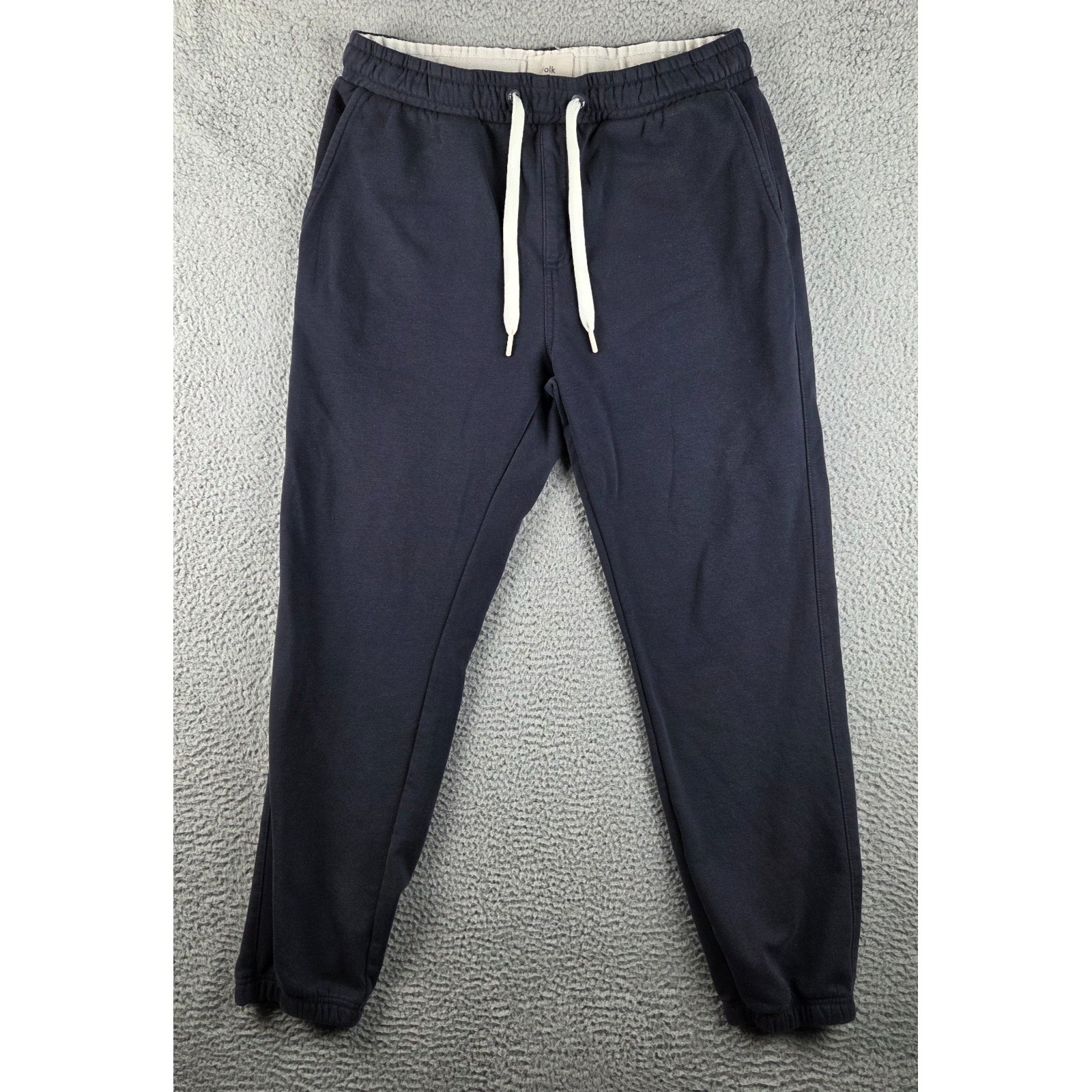 Folk Jogger Pants Mens Size Xl (5) Blue Sweatpants Jogging New Track Cuff